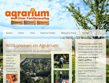 Tablet Screenshot of agrarium.at